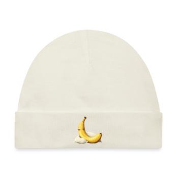 Banane - Baby Premium Organic Mütze - Naturweiß - Vorne