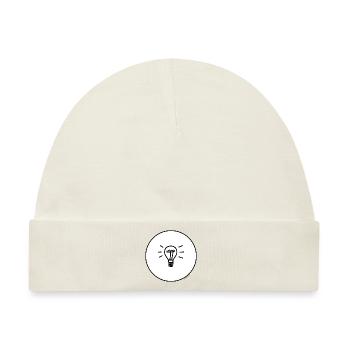 Eine Glühbirne - Baby Premium Organic Mütze - Naturweiß - Vorne
