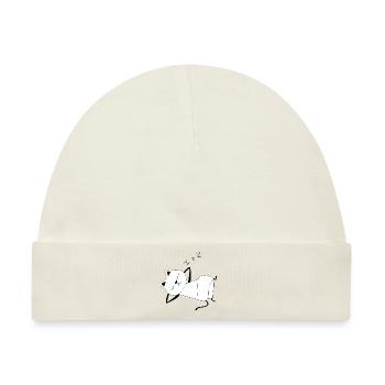 Nekochan Antonio Naptime - Baby Premium Organic Mütze - Naturweiß - Vorne