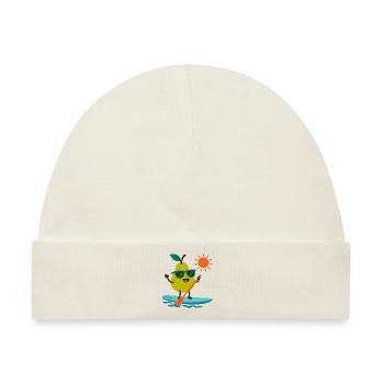 Sportliche Birne - Baby Premium Organic Mütze - Naturweiß - Vorne