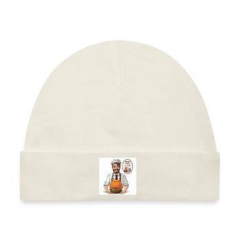 Die Gourmet-Couture - Baby Premium Organic Mütze - Naturweiß - Vorne