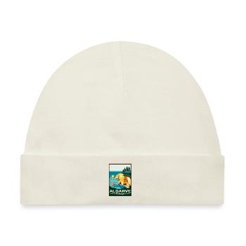 Algarve Portugal - Baby Premium Organic Mütze - Naturweiß - Vorne
