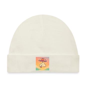 Nuage Chill – Sommerliche Gelassenheit - Baby Premium Organic Mütze - Naturweiß - Vorne
