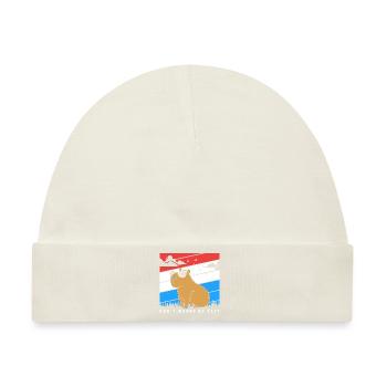 Dont Worry Be Capy Capybara - Baby Premium Organic Mütze - Naturweiß - Vorne
