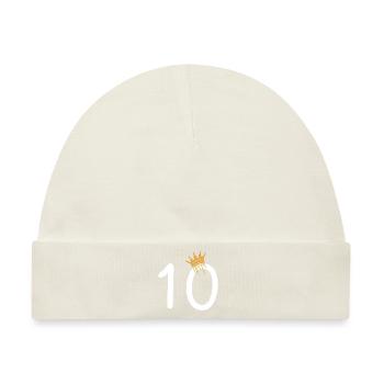 10 - Baby Premium Organic Mütze - Naturweiß - Vorne
