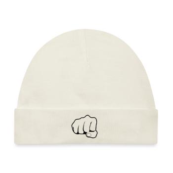 Fist - Baby Premium Organic Mütze - Naturweiß - Vorne