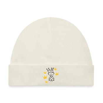 prince boy © - Baby Premium Organic Mütze - Naturweiß - Vorne
