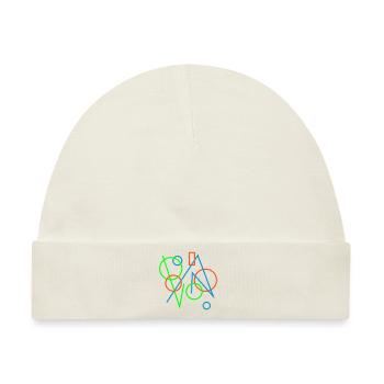 Linien und Formen - Baby Premium Organic Mütze - Naturweiß - Vorne