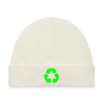 Recycle - Baby Premium Organic Mütze - Naturweiß - Vorne
