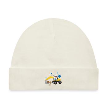 Bagger - Baby Premium Organic Mütze - Naturweiß - Vorne