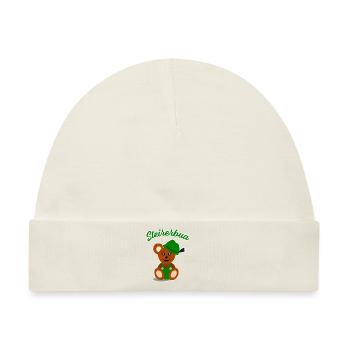 Steirerbua Steiermark Steirer Bua Kinder - Baby Premium Organic Mütze - Naturweiß - Vorne