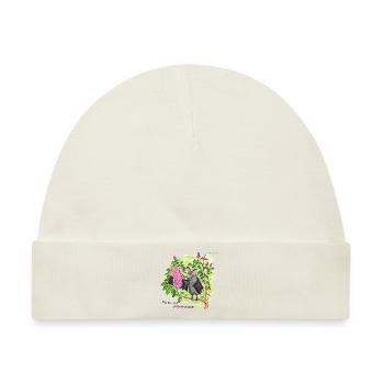 Fliedermaus - Baby Premium Organic Mütze - Naturweiß - Vorne