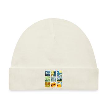 Van Art Gogh Grafik - Baby Premium Organic Mütze - Naturweiß - Vorne