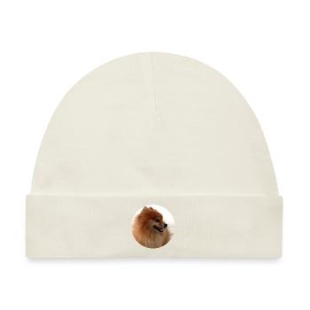 Pomeranian - Baby Premium Organic Mütze - Naturweiß - Vorne