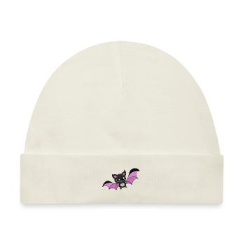 Angry Bat I Böse Fledermaus Geschenk - Baby Premium Organic Mütze - Naturweiß - Vorne