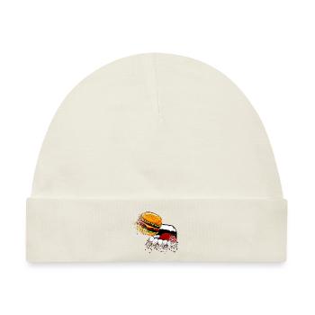 Burger - Baby Premium Organic Mütze - Naturweiß - Vorne