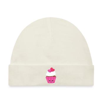cupcake - Baby Premium Organic Mütze - Naturweiß - Vorne