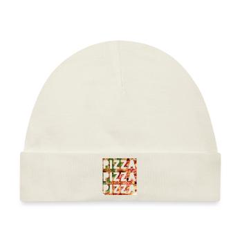pizza pizza pizza - Baby Premium Organic Mütze - Naturweiß - Vorne