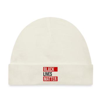 Black Lives Matter - Baby Premium Organic Mütze - Naturweiß - Vorne