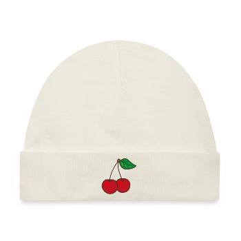 Kirsche - Baby Premium Organic Mütze - Naturweiß - Vorne