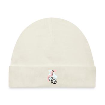 Abstrakte geometrische Formen & Shapes - Baby Premium Organic Mütze - Naturweiß - Vorne