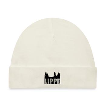 Lippe Landschaft Kreis Lippe Hermannsdenkmal - Baby Premium Organic Mütze - Naturweiß - Vorne