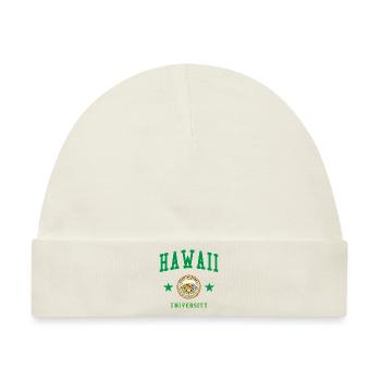Hawaii University - Baby Premium Organic Mütze - Naturweiß - Vorne