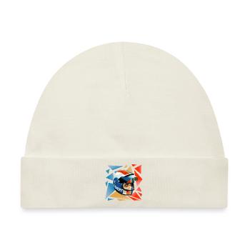 Francois Cevert Helm - Baby Premium Organic Mütze - Naturweiß - Vorne