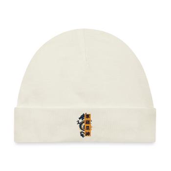 Chinesische Schriftzeichen mit Drachen - Baby Premium Organic Mütze - Naturweiß - Vorne