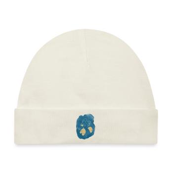 Frau mit Turban Line Art - Baby Premium Organic Mütze - Naturweiß - Vorne