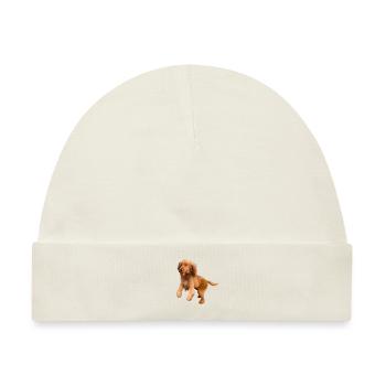Cocker Spaniel - Baby Premium Organic Mütze - Naturweiß - Vorne