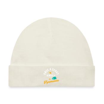Scouting Geschenk - Baby Premium Organic Mütze - Naturweiß - Vorne