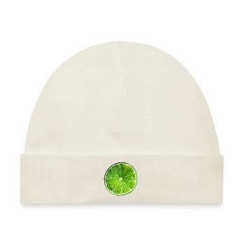 Limette - Baby Premium Organic Mütze - Naturweiß - Vorne