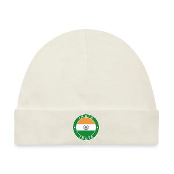 Indien - Baby Premium Organic Mütze - Naturweiß - Vorne
