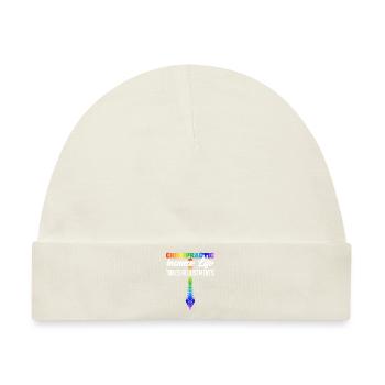 Spine Misalignment Treatment Adjust Medical - Baby Premium Organic Mütze - Naturweiß - Vorne