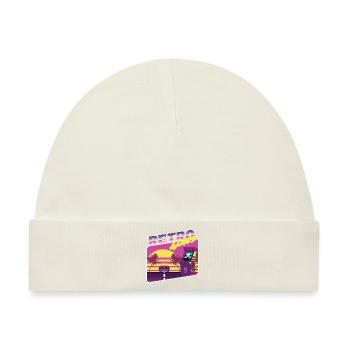 Retro Games - Baby Premium Organic Mütze - Naturweiß - Vorne