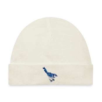 Blaue Chara - Baby Premium Organic Mütze - Naturweiß - Vorne