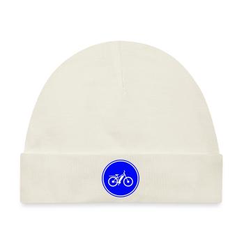 ebike fahrrad - Baby Premium Organic Mütze - Naturweiß - Vorne