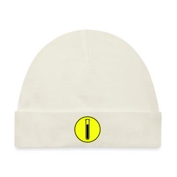 Reagenzglas Symbol - Baby Premium Organic Mütze - Naturweiß - Vorne