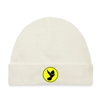 Taube symbol - Baby Premium Organic Mütze - Naturweiß - Vorne