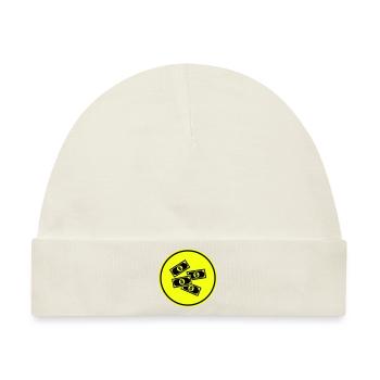 Cash Money Symbol - Baby Premium Organic Mütze - Naturweiß - Vorne