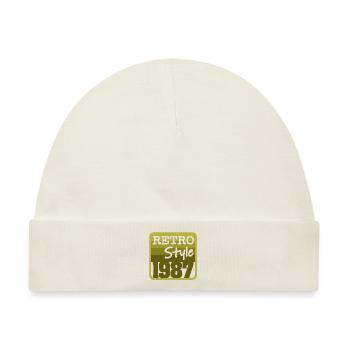 Retro Style 1987 - Baby Premium Organic Mütze - Naturweiß - Vorne