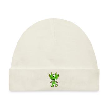 DRACHE - SPRINGSEIL - FITNESS - KIND - BABY - Baby Premium Organic Mütze - Naturweiß - Vorne