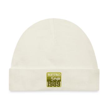 Retro Style 1989 - Baby Premium Organic Mütze - Naturweiß - Vorne