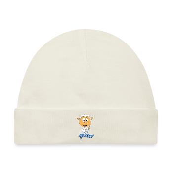 SCHAF - SKIER - SKI - SPORT - TIER - KIND - BABY - Baby Premium Organic Mütze - Naturweiß - Vorne