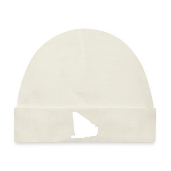 Mali Landkarte Flagge - Baby Premium Organic Mütze - Naturweiß - Vorne