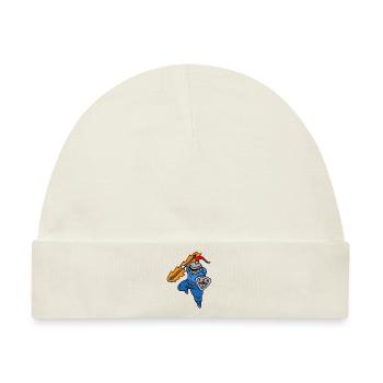 Cooler Ritter mit Kapuzenpullover - Baby Premium Organic Mütze - Naturweiß - Vorne