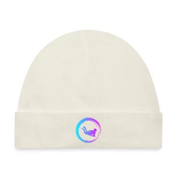 Sporty Hobby Leidenschaft Bodyboard - Baby Premium Organic Mütze - Naturweiß - Vorne