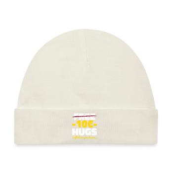 Inflation free hugs Geschenk - Baby Premium Organic Mütze - Naturweiß - Vorne