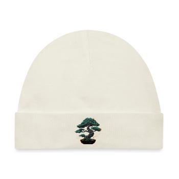 Polierter Bonsai-Baum - Baby Premium Organic Mütze - Naturweiß - Vorne
